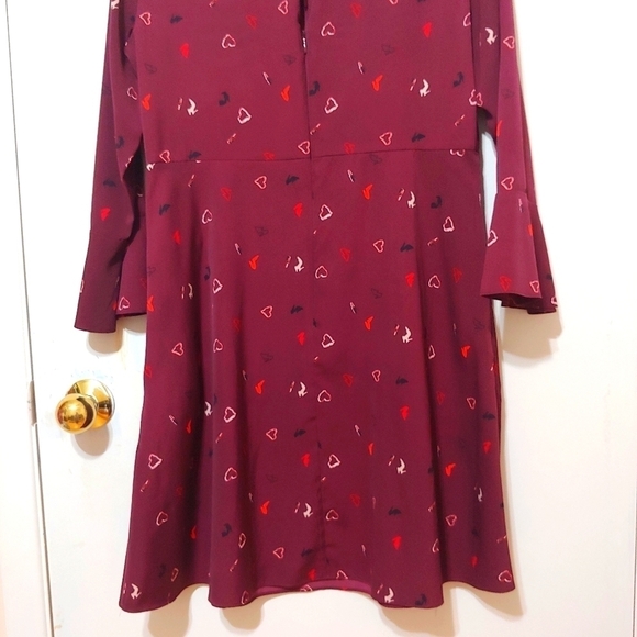 RW & Co Burgundy Midi Dress - Picture 6 of 10